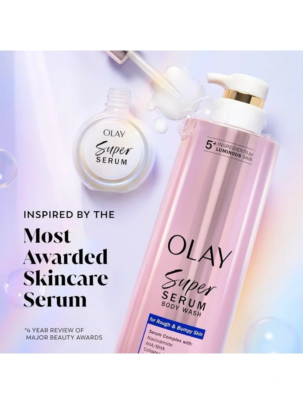 OLAY Super Serum Body Wash For Rough & Bumpy Skin 18.5oz